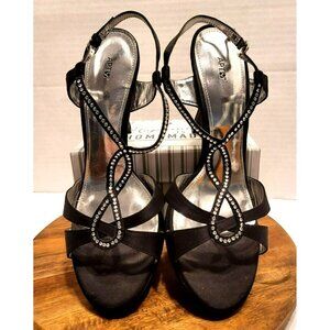 Formal Heels Apt. 9 Black with Rhinestones - Size 10